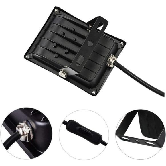 Black Light 10w UV Black Light Outdoor Blacklight IP65 Waterproof Black Light - Picture 5 of 6